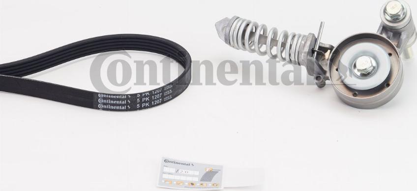 Continental CTAM 5PK1207K1 - Set curea transmisie cu caneluri parts5.com