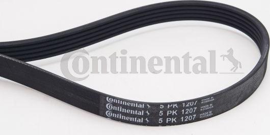 Continental CTAM 5PK1207 - Courroie trapézoïdale à nervures parts5.com