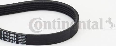 Continental CTAM 5PK884 - Пистов ремък parts5.com