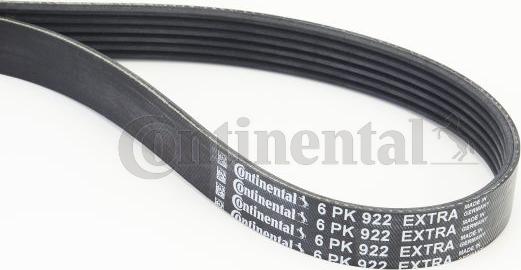 Continental CTAM 6PK922 EXTRA - Curea transmisie cu caneluri parts5.com