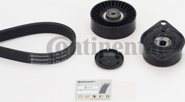 Continental CTAM 6PK976K3 - Set curea transmisie cu caneluri parts5.com