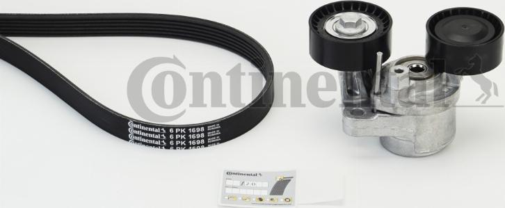 Continental CTAM 6 PK 1698 K1 - Σετ ιμάντων poly-V parts5.com