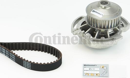 Continental CTAM CT629WP1 - Водна помпа+ к-кт ангренажен ремък parts5.com