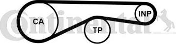 Continental CTAM CT 1194 - Zupčasti remen parts5.com