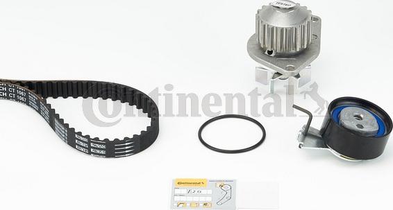 Continental CTAM CT 1067 WP1 - Vesipumppu + jakohihnasarja parts5.com