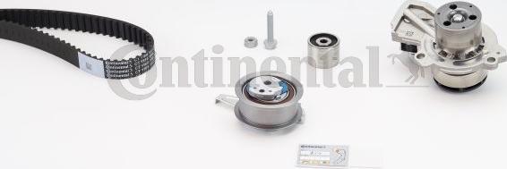 Continental CTAM CT 1168 WP7 - Pompa wodna + zestaw paska rozrządu parts5.com