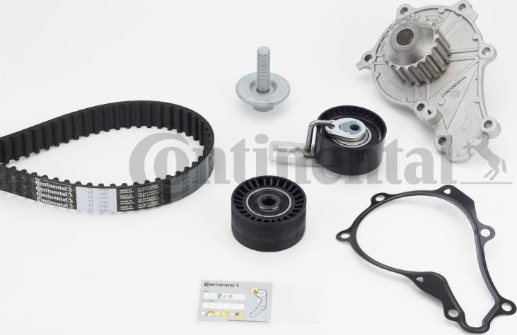 Continental CTAM CT 1162 WP5 - Pompa wodna + zestaw paska rozrządu parts5.com