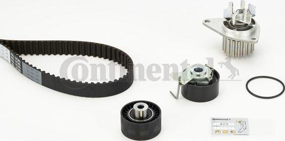 Continental CTAM CT 1101 WP1 - Water Pump & Timing Belt Set parts5.com