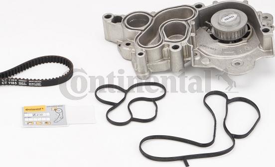 Continental CTAM CT1185WP1 - Set pompa apa + curea dintata parts5.com