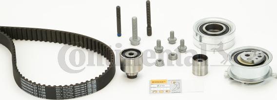 Continental CTAM CT 1139 K2 - Komplet (kit) zobatega jermena parts5.com