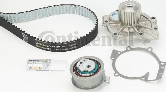 Continental CTAM CT 1216 WP1 - Водяной насос + комплект зубчатого ремня parts5.com