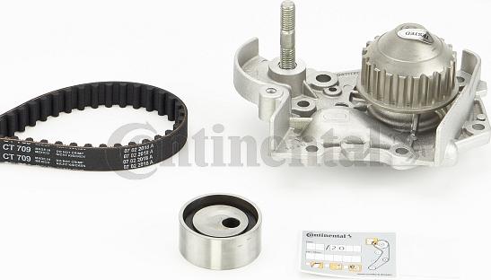 Continental CTAM CT709WP2 - Αντλία νερού + σετ οδοντωτού ιμάντα parts5.com