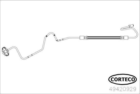 Corteco 49420929 - Tubo flexible de frenos parts5.com