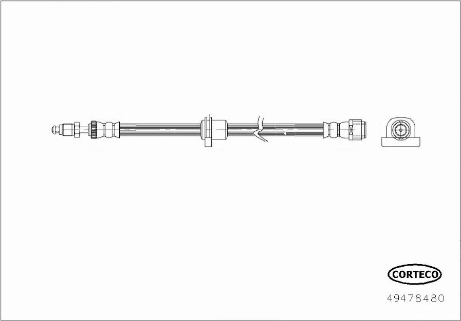 Corteco 49478480 - Brake Hose parts5.com