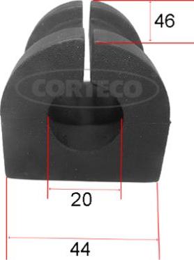 Corteco 49363595 - Bearing Bush, stabiliser parts5.com