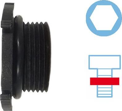 Corteco 49362592 - Sealing Plug, oil sump parts5.com