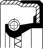 Corteco 01036481B - Simering, diferential parts5.com