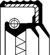 Corteco 01029152B - Těsnicí kroužek hřídele, diferenciál parts5.com