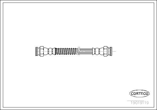 Corteco 19019119 - Fren hortumu parts5.com