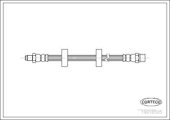 Corteco 19018505 - Furtun frana parts5.com