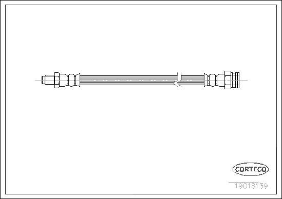 Corteco 19018139 - Furtun frana parts5.com