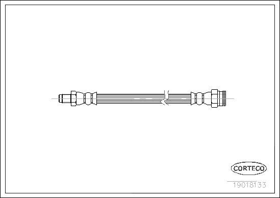 Corteco 19018133 - Furtun frana parts5.com