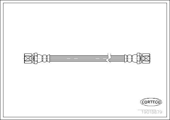 Corteco 19018879 - Furtun frana parts5.com