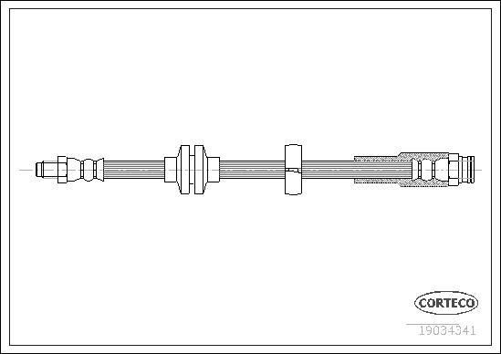 Corteco 19034341 - Furtun frana parts5.com