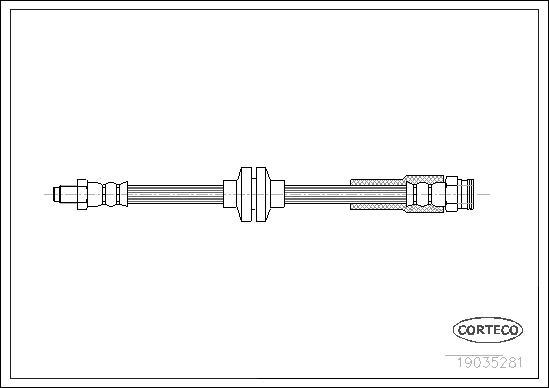 Corteco 19035281 - Fékcső parts5.com