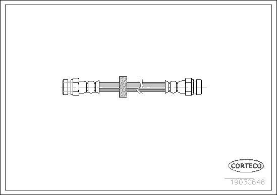 Corteco 19030646 - Tubo flexible de frenos parts5.com