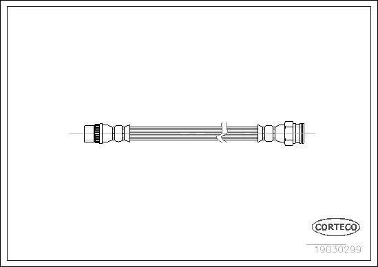 Corteco 19030299 - Tubo flexible de frenos parts5.com