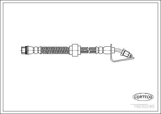 Corteco 19030290 - Furtun frana parts5.com