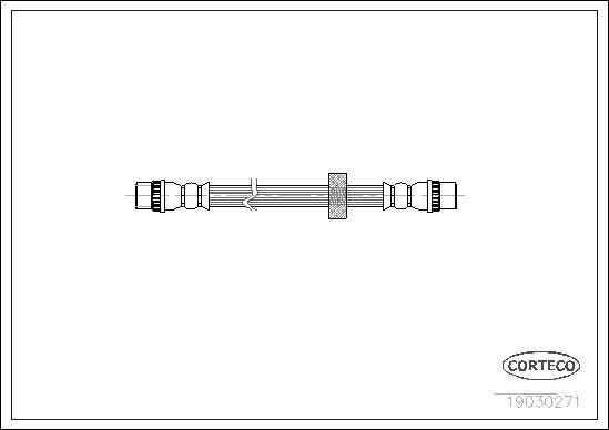 Corteco 19030271 - Furtun frana parts5.com