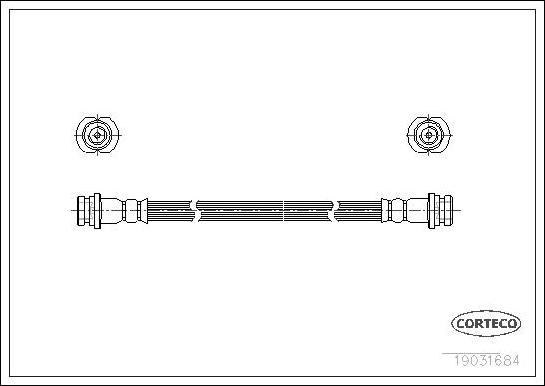 Corteco 19031684 - Brake Hose parts5.com