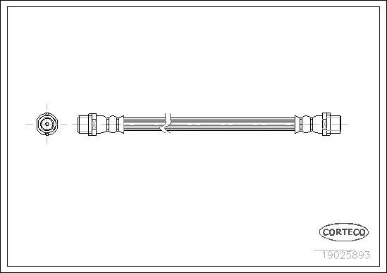 Corteco 19025893 - Jarruletku parts5.com