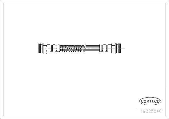 Corteco 19025846 - Brake Hose parts5.com