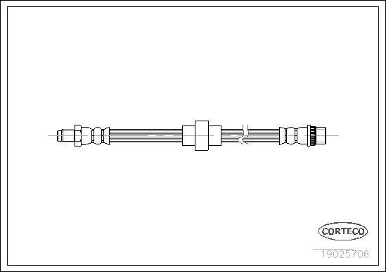 Corteco 19025706 - Brake Hose parts5.com