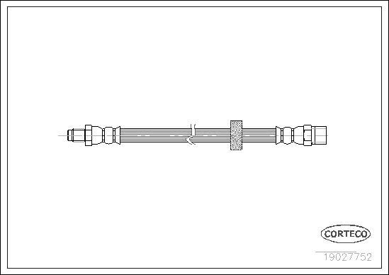 Corteco 19027752 - Furtun frana parts5.com