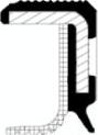 Corteco 20017235B - Wellendichtring, Kurbelwelle parts5.com