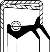 Corteco 12015254B - Wellendichtring, Schaltgetriebe parts5.com
