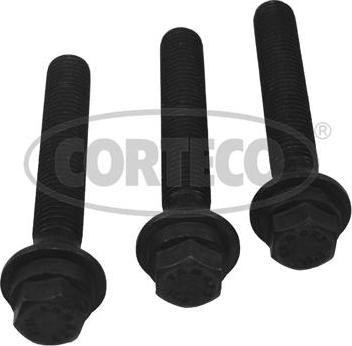 Corteco 80004876 - Set surub, disc curea-arbore cotit parts5.com