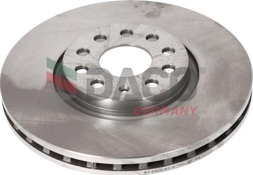 DACO Germany 604207 - Kočioni disk parts5.com