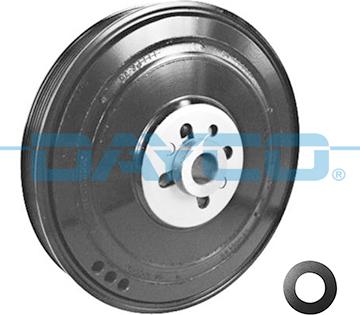 Dayco DPV1077 - Belt Pulley, crankshaft parts5.com