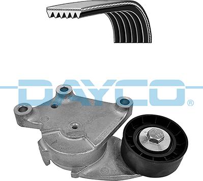 Dayco KPV408 - Комплект пистов ремък parts5.com