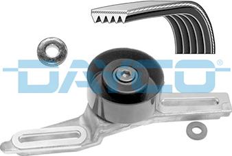 Dayco KPV062 - Garnitura klinastog rebrastog kaiša parts5.com