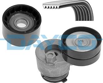 Dayco KPV184 - Juego de correas trapeciales poli V parts5.com