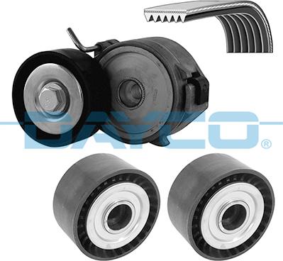 Dayco KPV243 - Set curea transmisie cu caneluri parts5.com