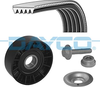 Dayco KPV266 - Set curea transmisie cu caneluri parts5.com