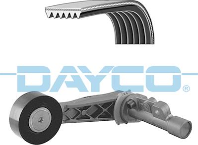 Dayco KPV222 - Set curea transmisie cu caneluri parts5.com