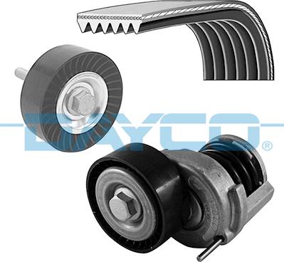 Dayco KPV270 - Set curea transmisie cu caneluri parts5.com